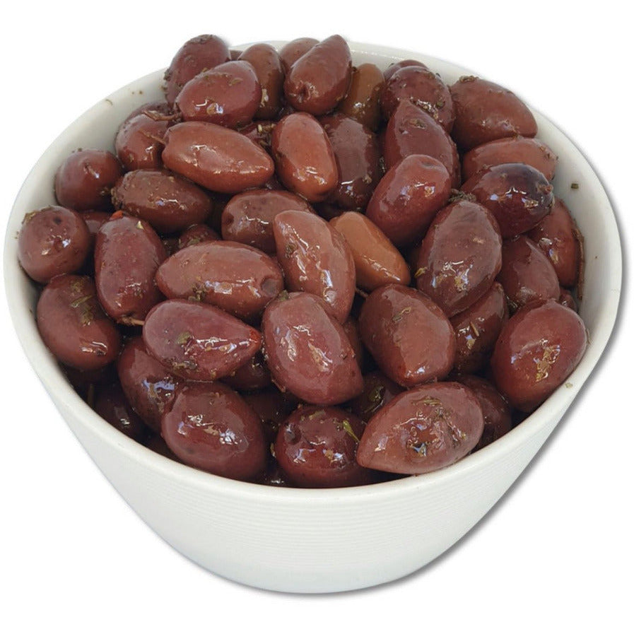 Kalamata (not Pitted) Marinated in Parsley Herbs and Garlic Bulk - Pick Up Only Byron Bay Olive Co Olives byron-bay-olives.myshopify.com Byron Bay Olive Company