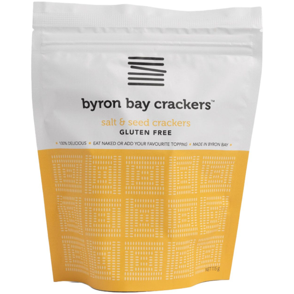 Gluten-Free Salt & Seed Crackers Byron Bay Crackers byron-bay-olives.myshopify.com Byron Bay Olive Company