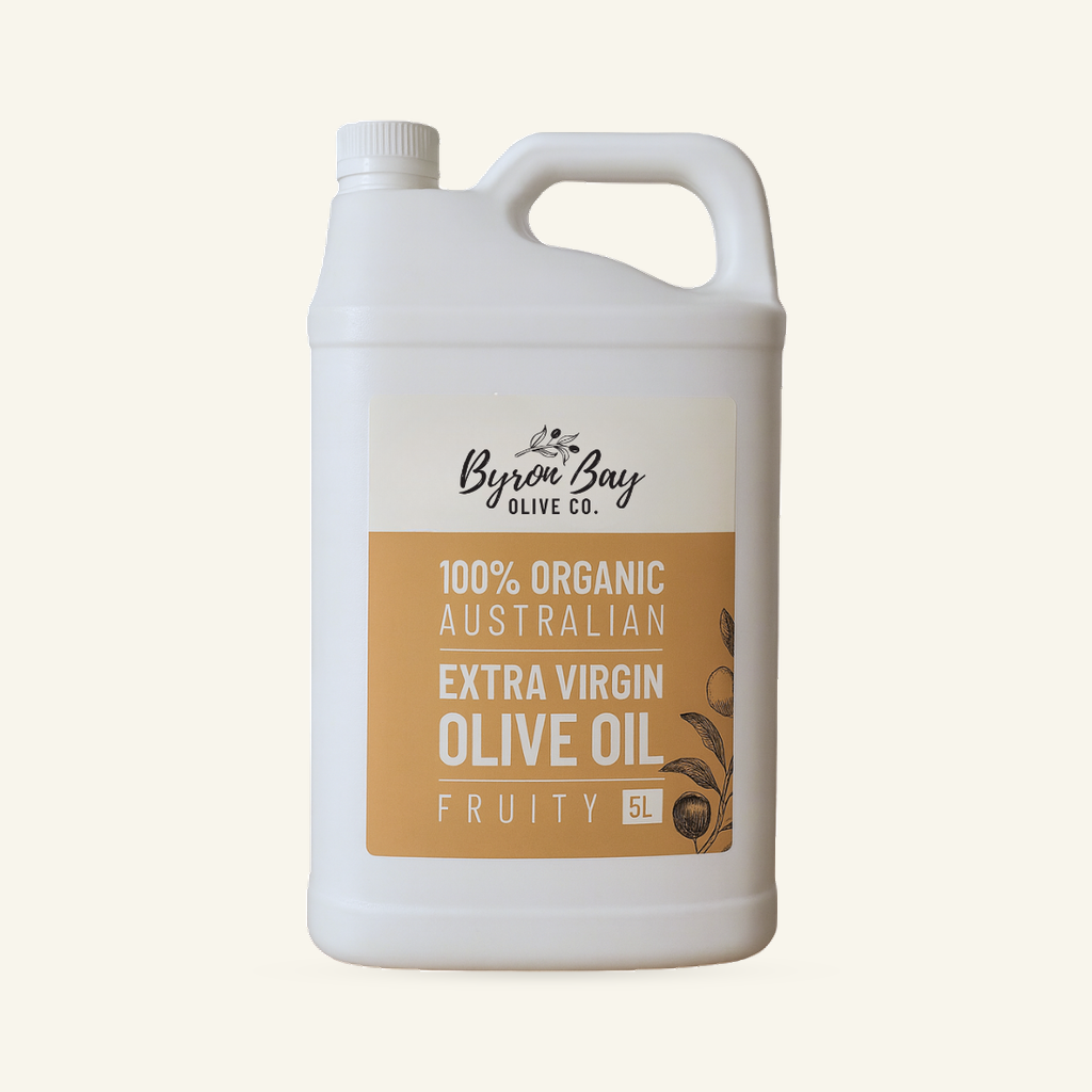 Cold-pressed organic olive oil from Central Victoria – Fruity variety