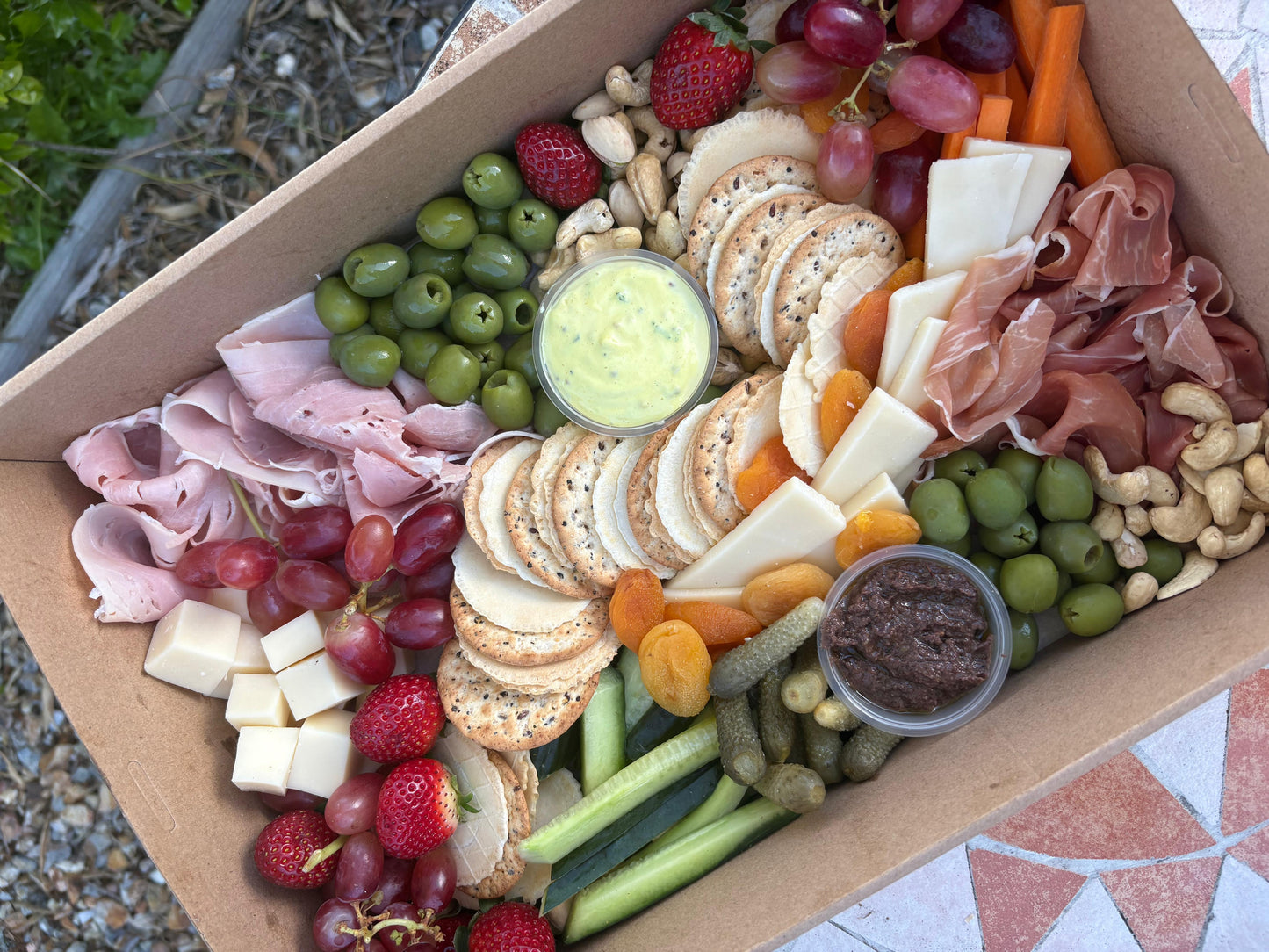 Grazing box - Azur Blue (4/6pers)