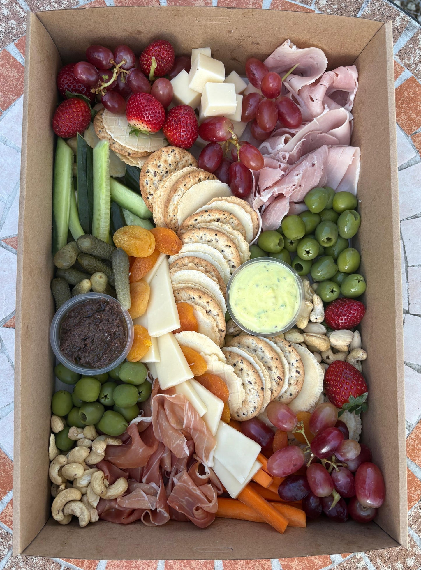 Grazing box - Azur Blue (4/6pers)