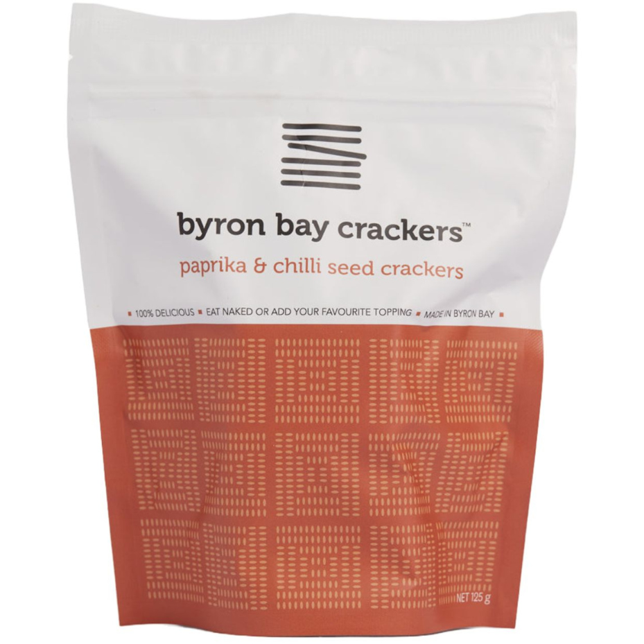Paprika &amp; Chilli Seed Crackers  Byron Bay Crackers  byron-bay-olives.myshopify.com Byron Bay Olive Company