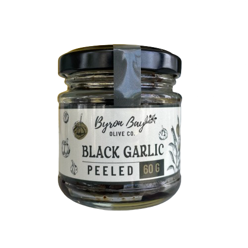 Black Garlic 1 garlic peeled cloves Byron Bay Olive Co. Condiments byron-bay-olives.myshopify.com Byron Bay Olive Company