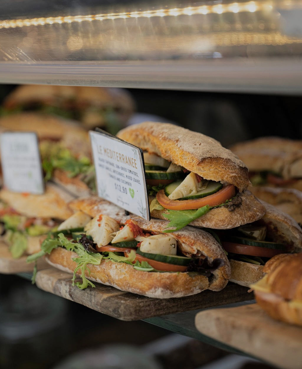 The Olive Place in Byron Bay offers mouth-watering sandwiches Provencal style
