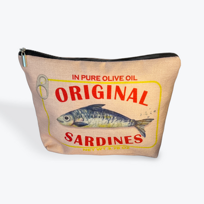 Retro Sardine Makeup Bag Sardine Pink Byron Bay Olive Co.  byron-bay-olives.myshopify.com Byron Bay Olive Company
