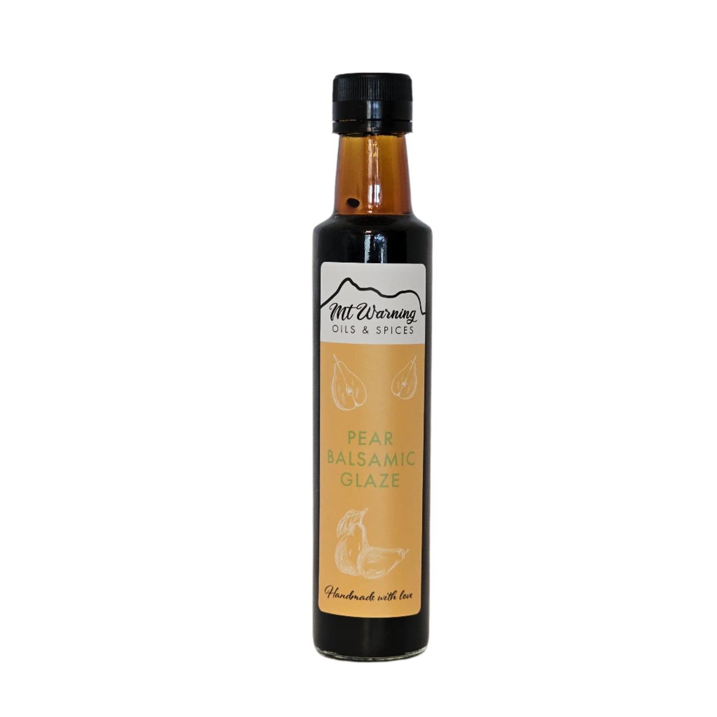 Pear Balsamic Vinegar Glaze - 250mL  Mt Warning Condiments byron-bay-olives.myshopify.com Byron Bay Olive Company