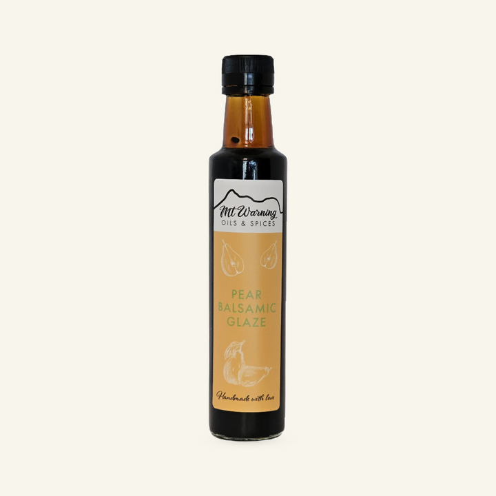 Pear Balsamic Vinegar Glaze - 250mL  Mt Warning Condiments byron-bay-olives.myshopify.com Byron Bay Olive Company