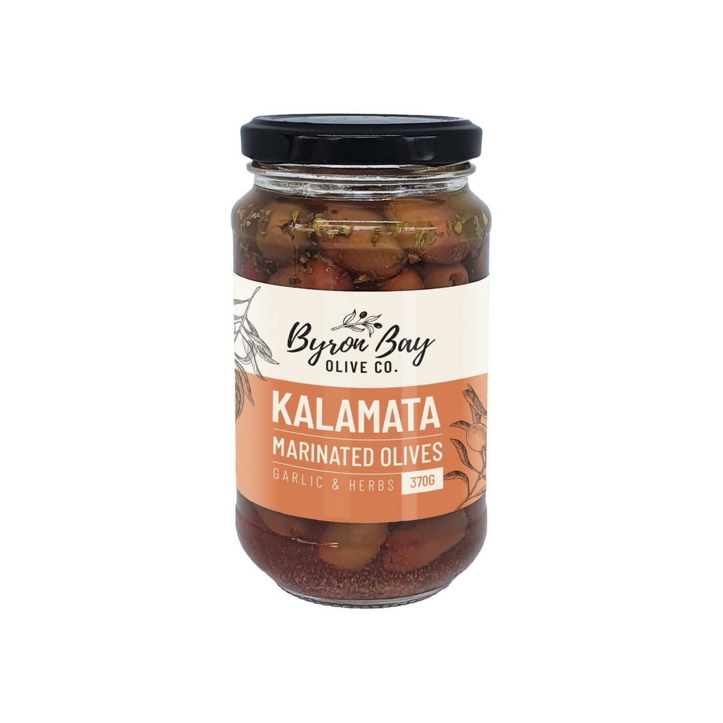 Pitted Kalamata Olives / Herbs &amp; Garlic  Byron Bay Olive Co. Olives byron-bay-olives.myshopify.com Byron Bay Olive Company